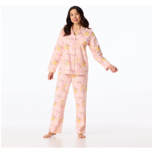 Sash & Rose Women's Flannelette Floral PJ Set