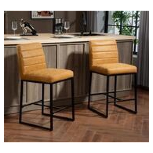 Set Of 2 Axl Bar Stool Brown