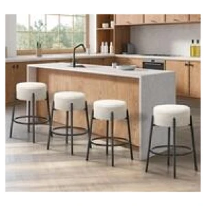 Set Of 4 Aslan Bar Stool White