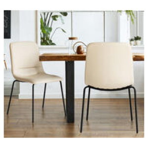 Set Of 4 Hartwell Stackable Dining Chair Neutral