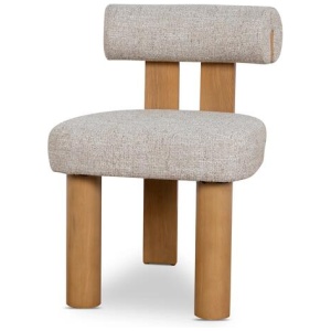 Set of 2 - Remy Natural Dining Chair - Pale Beige by Interior Secrets - AfterPay Available