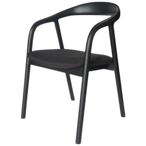 Set of 2 - Rowan Dining Chair - Full Black by Interior Secrets - AfterPay Available