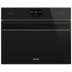Smeg 45cm Dolce Stil Novo Combi-Microwave Oven - Black