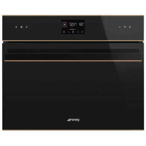 Smeg 45cm Dolce Stil Novo Combi-Microwave Oven - Black