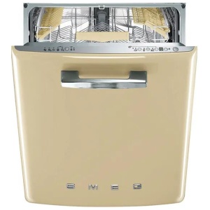 Smeg Retro Style 60cm Dishwasher - Panna Cream