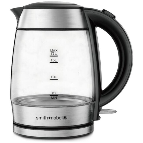Smith + Nobel 1.7 Glass Kettle Stainless Steel HGK500