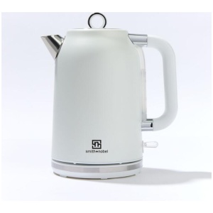 Smith + Nobel 1.7 L Kettle Matte White With Chrome SNK30W