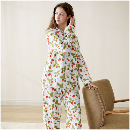 Strawberry Flannel Pyjamas Large