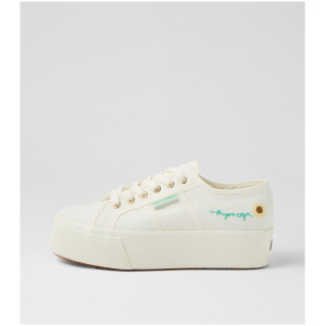 Superga 2790 Platform Sunflower S9 Sunflower White Avorio Canvas Sunflower White Avorio Sneakers Womens Shoes Casual Casual Sneakers