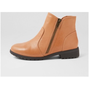 Supersoft Esclate Su Dk Tan Leather Dk Tan Boots Womens Shoes Ankle Boots