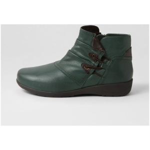 Supersoft Parisa Su Forest Brown Leather Forest Brown Boots Womens Shoes Casual Ankle Boots