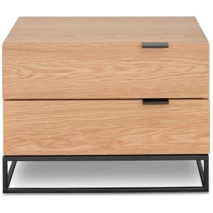 Talia Bedside Table - Natural Oak - Last One by Interior Secrets - AfterPay Available