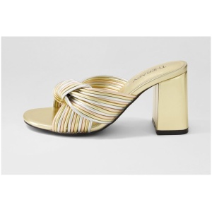 Therapy Kaylee Th Gold Multi Smooth Gold Multi Sandals Womens Shoes Dress Heeled Sandals