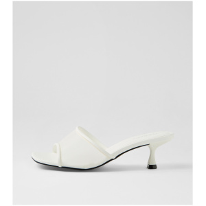 Therapy Lex Th White Smooth White Sandals Womens Shoes Dress Heeled Sandals