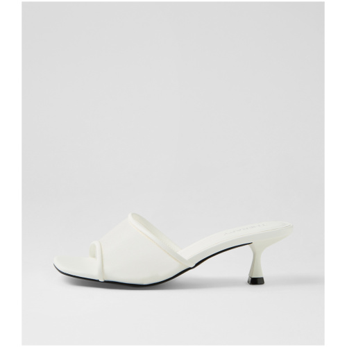 Therapy Lex Th White Smooth White Sandals Womens Shoes Dress Heeled Sandals