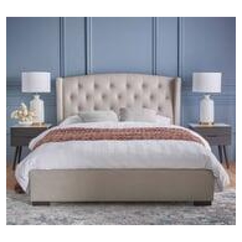 Tiffany Queen Bed Neutral