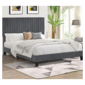 Tina Queen Bed Grey