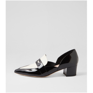 Top End Arni To Black Ivory Patent Leather Black Ivory Shoes Womens Shoes Casual Heeled Shoes