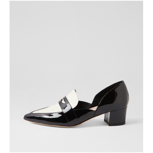 Top End Arni To Black Ivory Patent Leather Black Ivory Shoes Womens Shoes Casual Heeled Shoes
