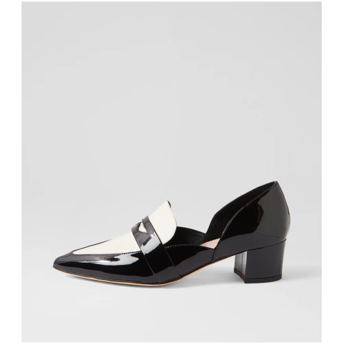 Top End Arni To Black Ivory Patent Leather Black Ivory Shoes Womens Shoes Casual Heeled Shoes
