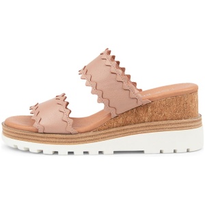 Top End Breaton To Warm Rose White Sole Leather Warm Rose White Sole Sandals Womens Shoes Casual Heeled Sandals