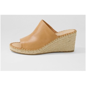 Top End Gailie To Tan Natural Rope Leather Tan Natural Rope Sandals Womens Shoes Heeled Sandals