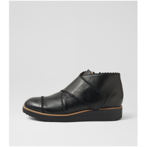 Top End Otting To Black Black Sole Leather Black Black Sole Boots Womens Shoes Casual Ankle Boots