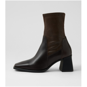 Vagabond Shoemakers Hedda Boot Vb Chocolate Stretch Leather Chocolate Boots Womens Shoes Casual Ankle Boots