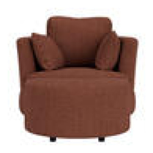 Valentini Armchair With Ottoman Bancroft Merlot