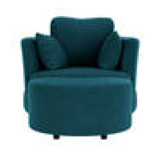 Valentini Armchair With Ottoman Blue