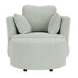 Valentini Armchair With Ottoman Green