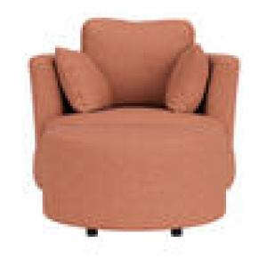 Valentini Armchair With Ottoman Linden Rose