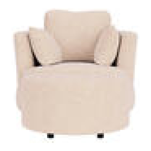 Valentini Armchair With Ottoman Neutral