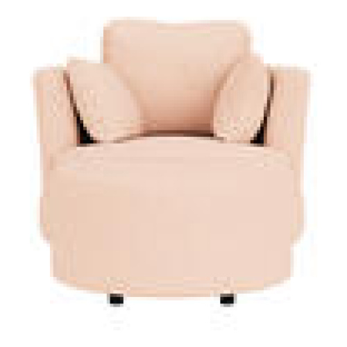 Valentini Armchair With Ottoman Pink
