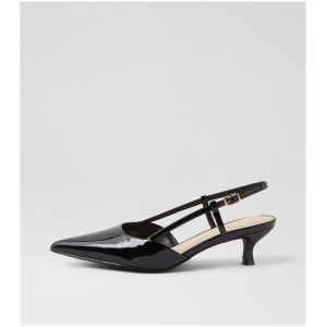 Verali Lucas Ve Black Patent Pu Black Shoes Womens Shoes Dress Heeled Shoes