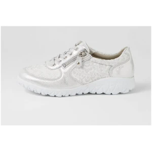 Waldlaufer Havy Wf Silber Weiss Leather Silber Weiss Sneakers Womens Shoes Casual Casual Sneakers