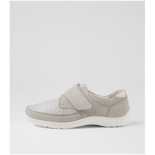Waldlaufer Henni 31 Wf Stein Silber Leather Stein Silber Shoes Womens Shoes Casual Flat Shoes