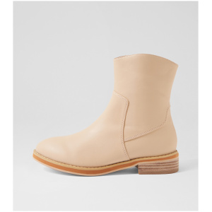 Walnut Chicago Boot Wa Beige Smooth Beige Boots Womens Shoes Casual Ankle Boots