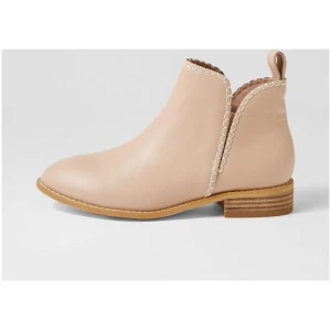 Walnut Douglas Stitch Leather Boot Wa Blush Leather Blush Boots Womens Shoes Casual Ankle Boots