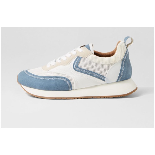 Walnut Greer Sneaker Wa Denim Mesh Leather Denim Sneakers Womens Shoes Casual Casual Sneakers