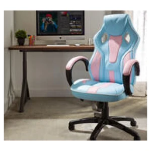 X Rocker Maverick Ergonomic Office Gaming Chair Blue