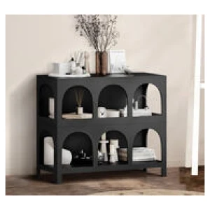 Zari Display Cabinet Black