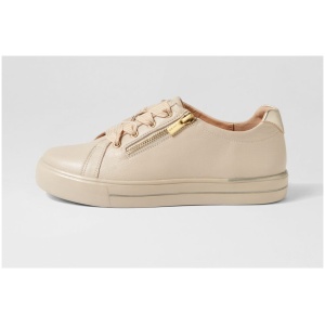 Ziera Audry W Zr Almond Pale Gold Leather Almond Pale Gold Sneakers Womens Shoes Casual Casual Sneakers