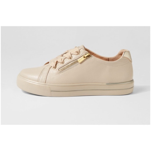 Ziera Audry W Zr Almond Pale Gold Leather Almond Pale Gold Sneakers Womens Shoes Casual Casual Sneakers