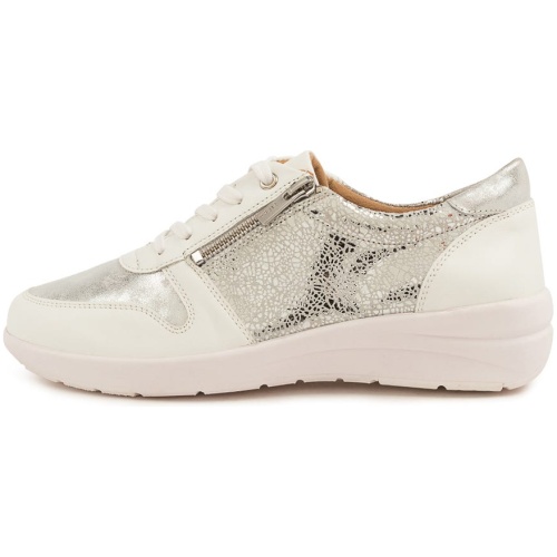 Ziera Newton W Zr White Silver Multi White Silver Sneakers Womens Shoes Casual Casual Sneakers