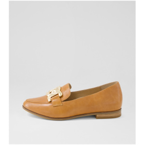 Ziera Oncho Xf Zr Tan Leather Tan Shoes Womens Shoes Casual Flat Shoes