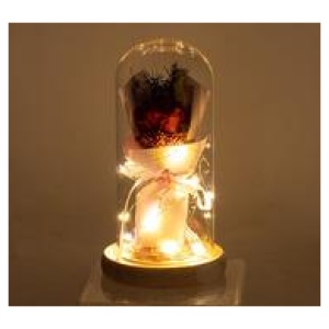 21Cm Floral Artificial Plant Red Small