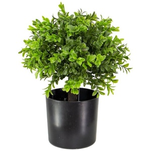 33Cm Boxwood Topiary Artificial Plant Green Small