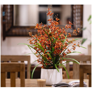 78Cm Dancing Lady Orchid Artificial Plant Orange