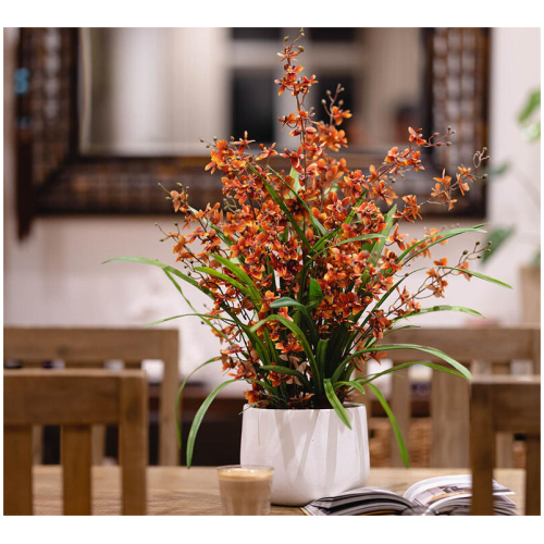 78Cm Dancing Lady Orchid Artificial Plant Orange